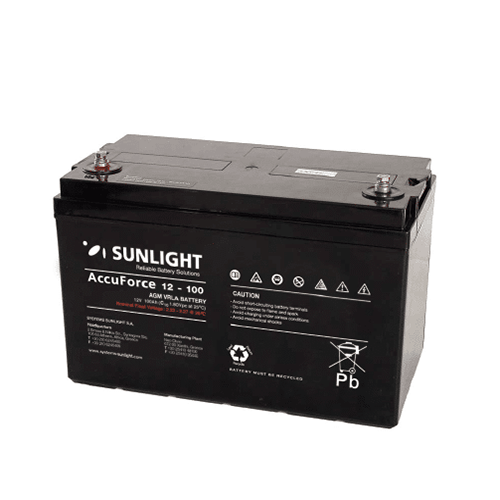 Batterie Gel SUNLIGHT 100AH 12V AF 12V 100 ah